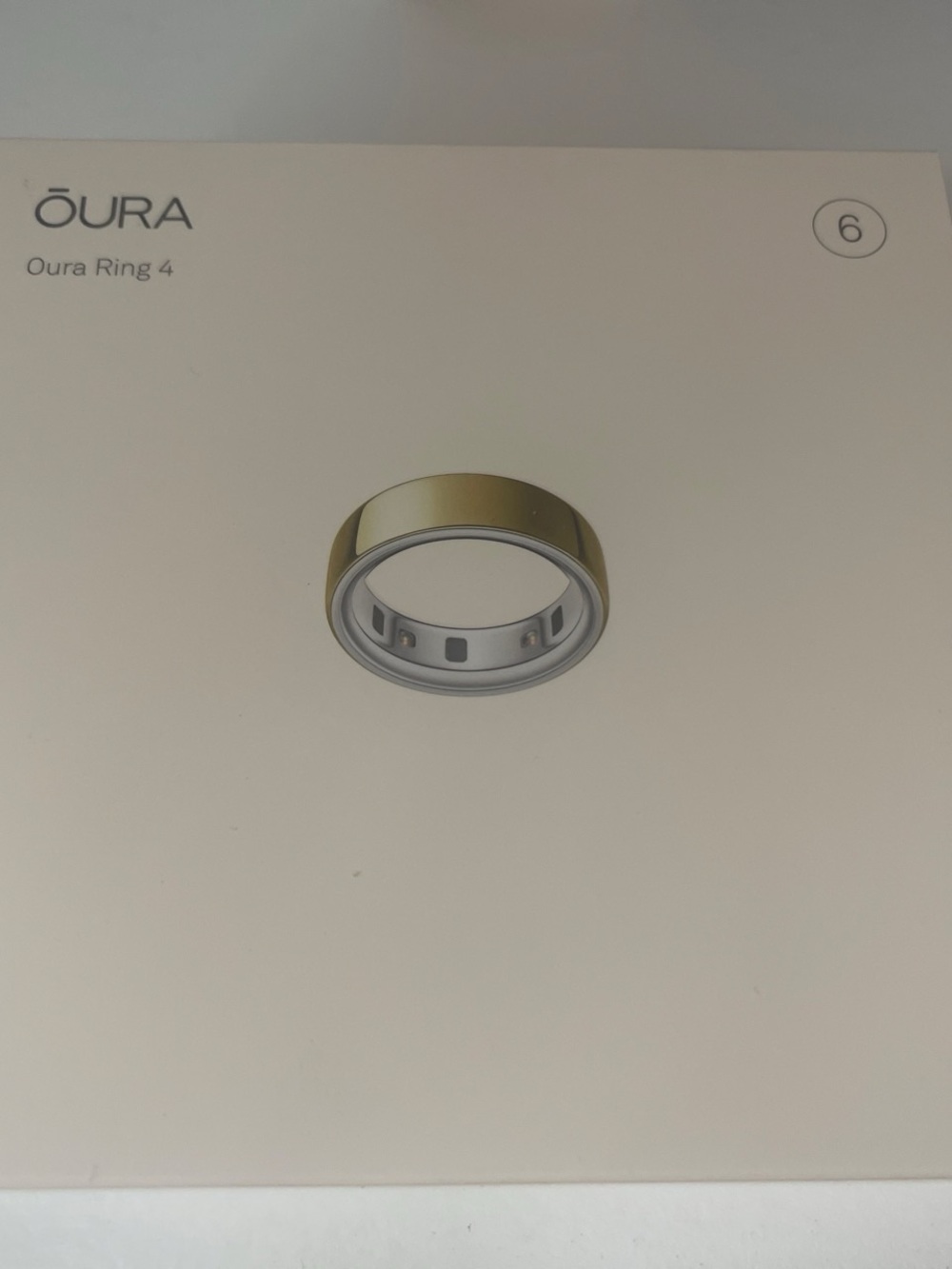 Oura Gold Oura Ring 4 Packaging - Gold